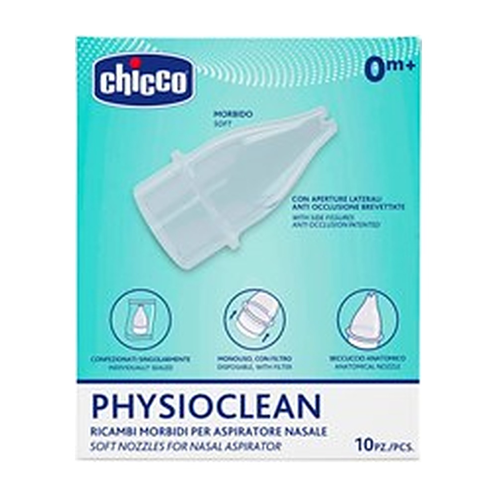 Physioclean soft nozzles for nasal aspirator