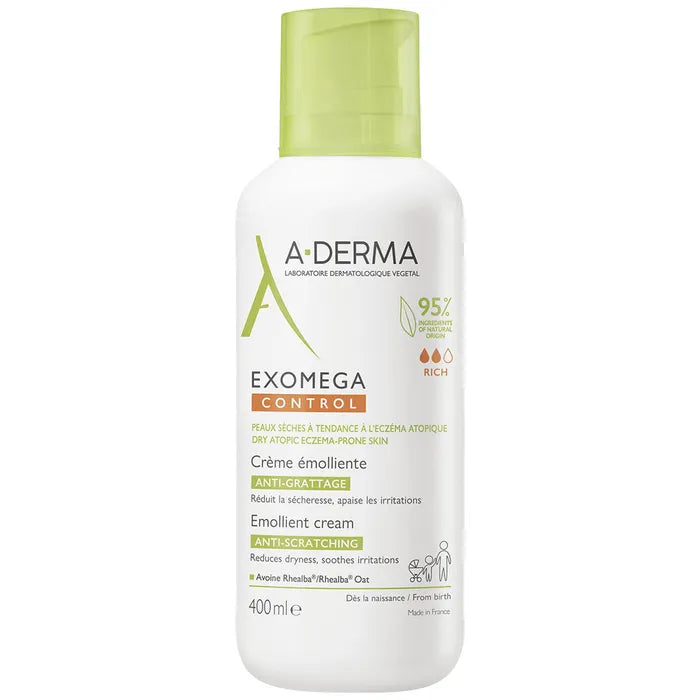 A-Derma Exomega Control Creme Emolliente Anti-Grattage 400ml