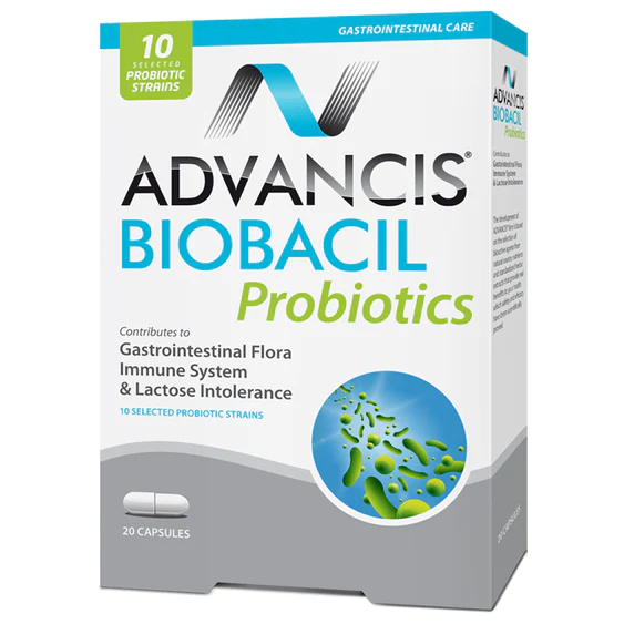 Advancis Biobacil Probiotic – 20 Capsules