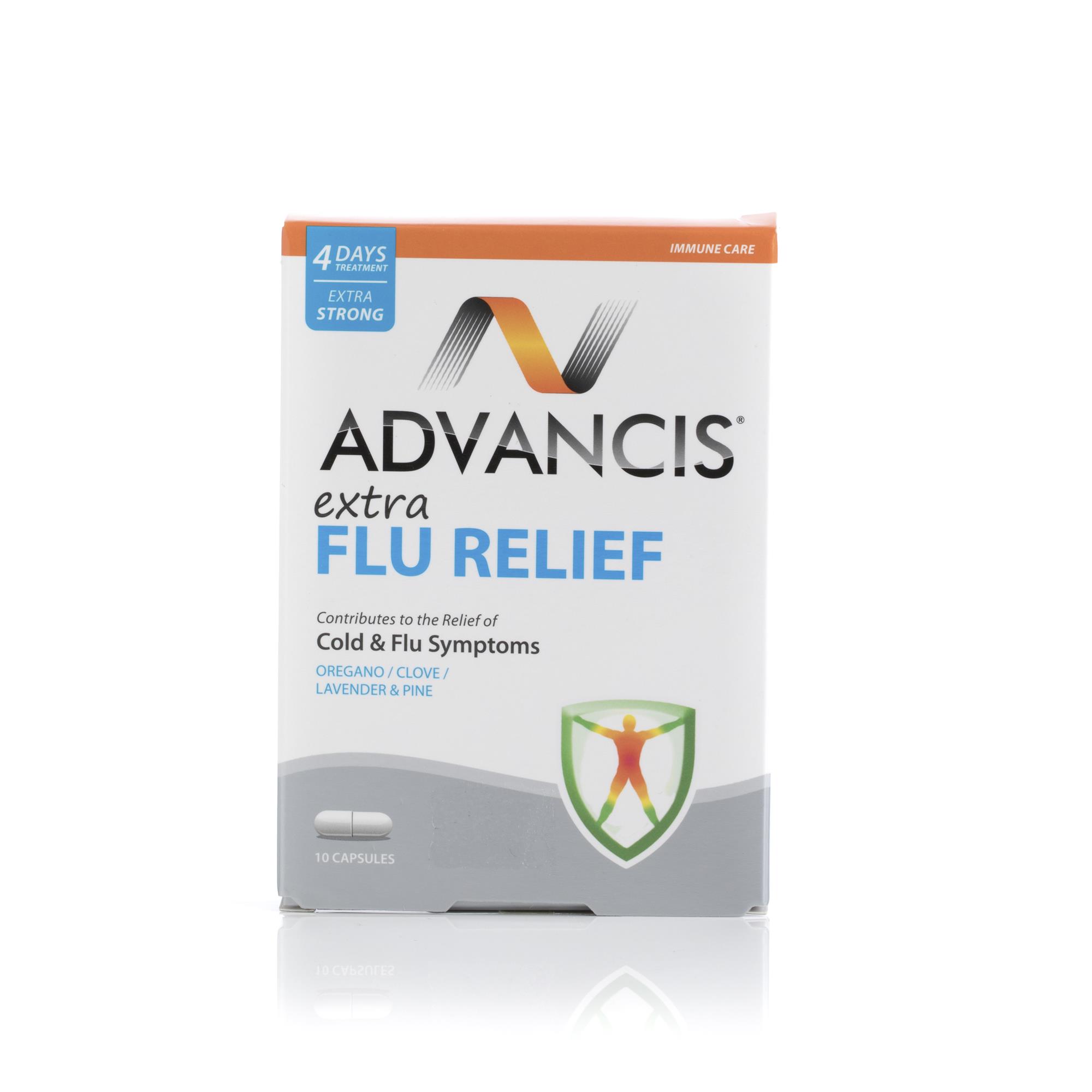 Advancis Extra Flu Relief – 10 Capsules