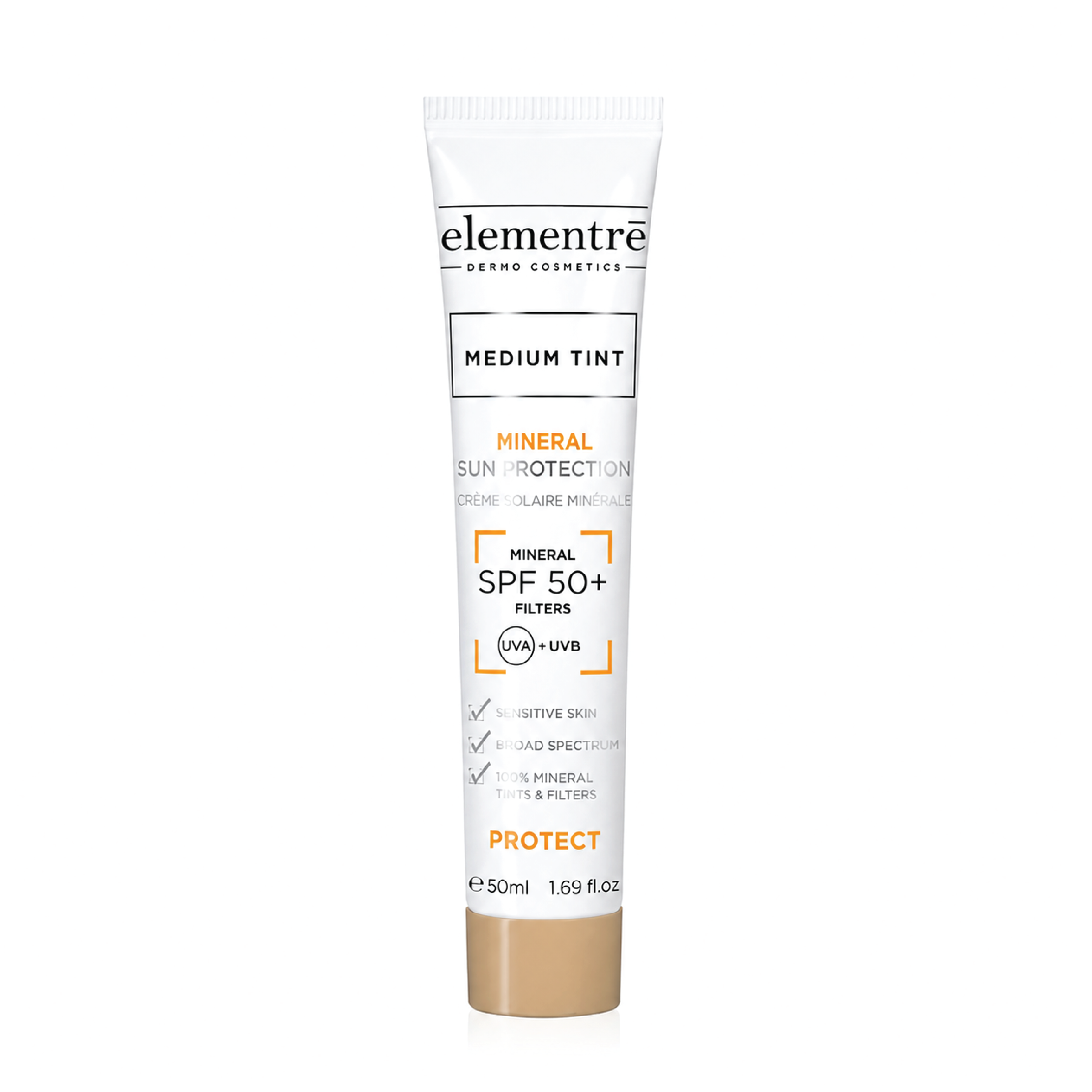 SPF50+  Mineral Sun Protection  - Medium 50ml