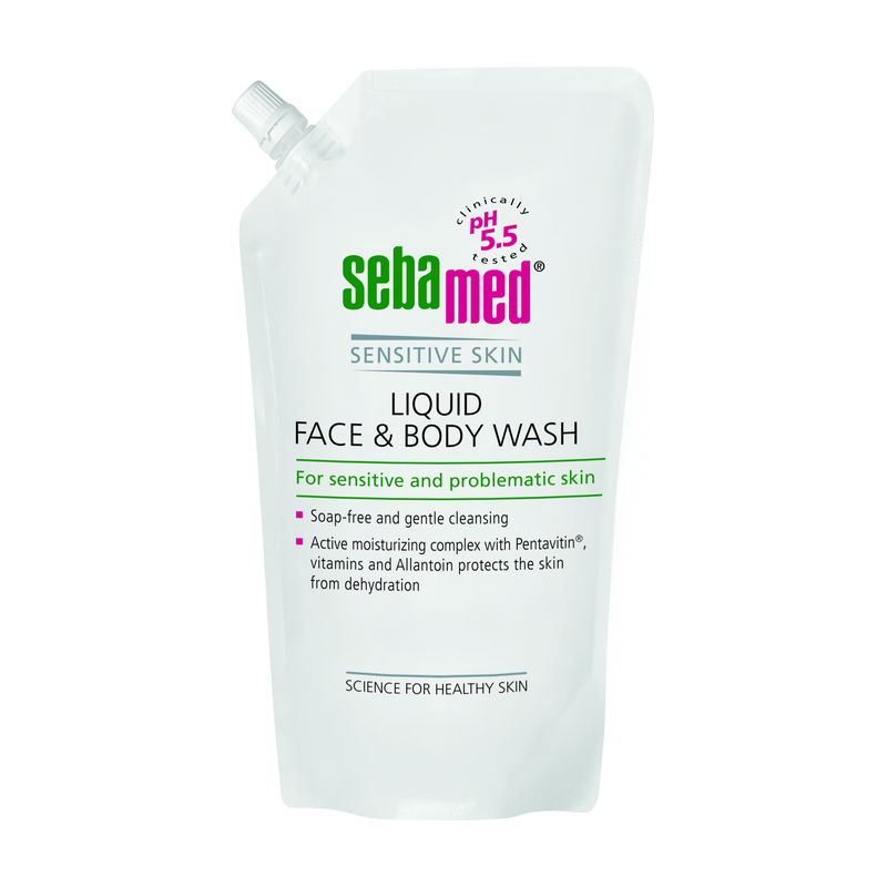 Sebamed Liquid Face & Body Wash Refill Pack – 1000 ml